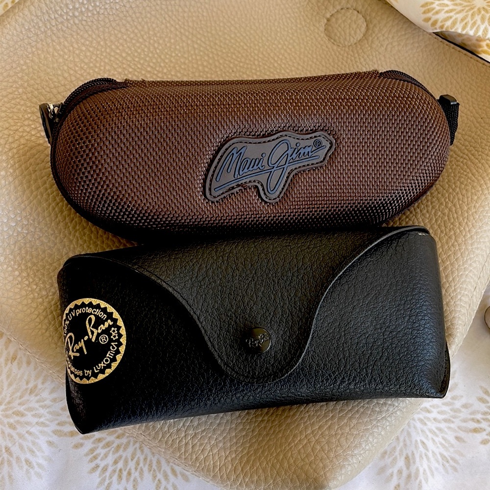 2 Sunglasses cases
